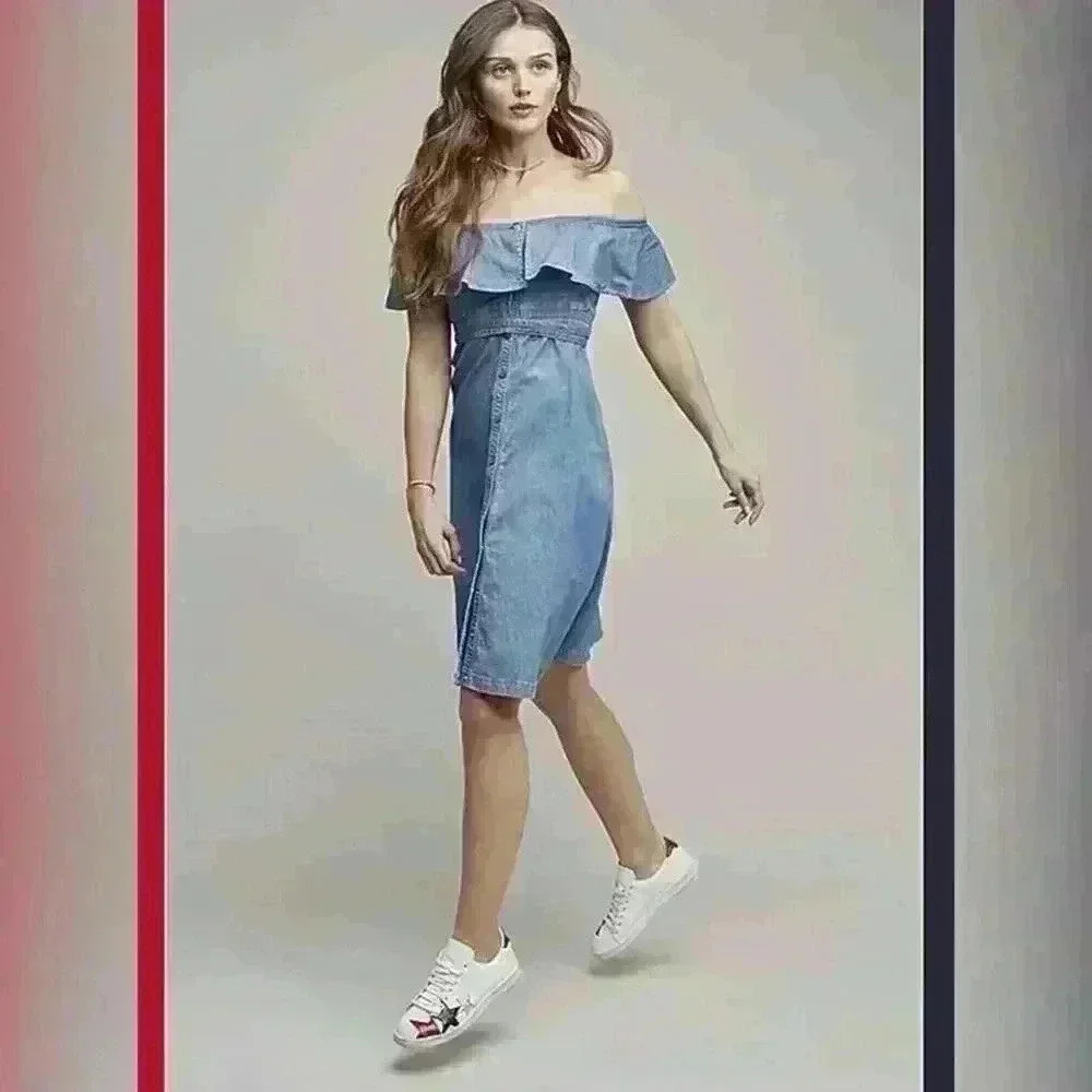 NWT Tommy Hilfiger sz 4 Blue A-line sundress